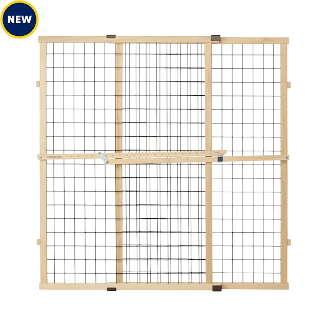 MyPet Extra Tall & Wide Wire Mesh Pet Gate Petco