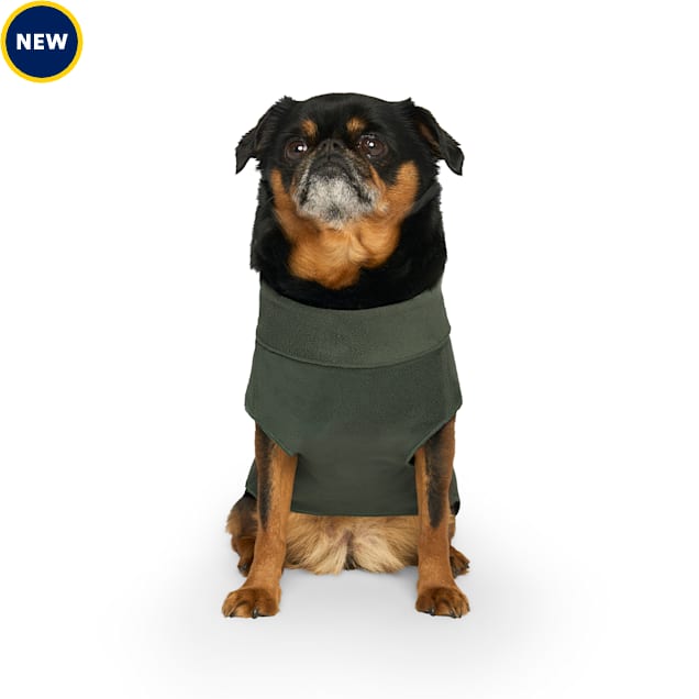 Canada Pooch Easy On Stretch Fleece for Dogs, 12, X-Small, Army Green - Carousel image #1