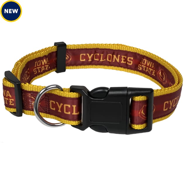 Moose Pet Wear Iowa State Cyclones Lanyard | Pink Satin With Side Release Buckle | 22 Inch Keychain, ID Holder