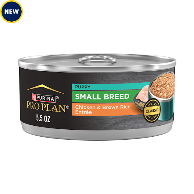 Purina Pro Plan Complete Essentials Small Breed Chicken and Brown Rice Entree Wet Dog Food for Small Dogs, 5.5 oz., Case of 24 - Carousel image #1