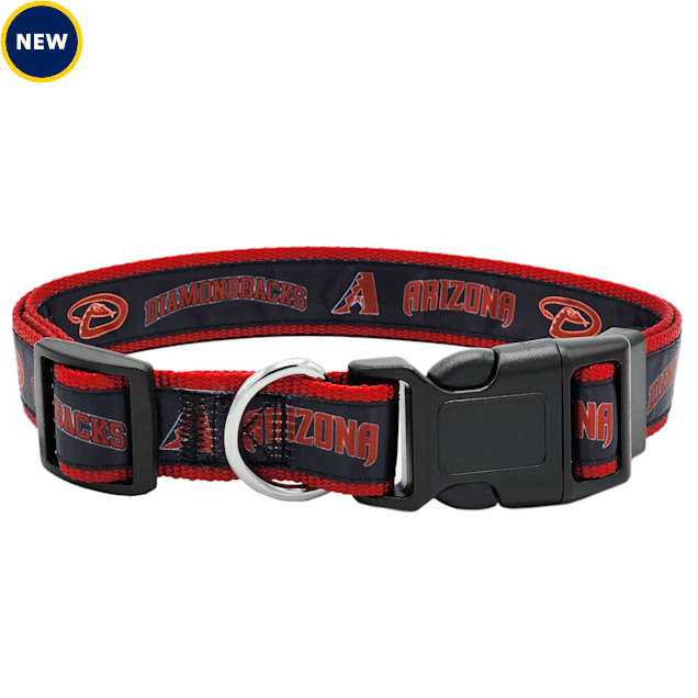 Pets First Arizona Diamondbacks Satin Dog Collar Small