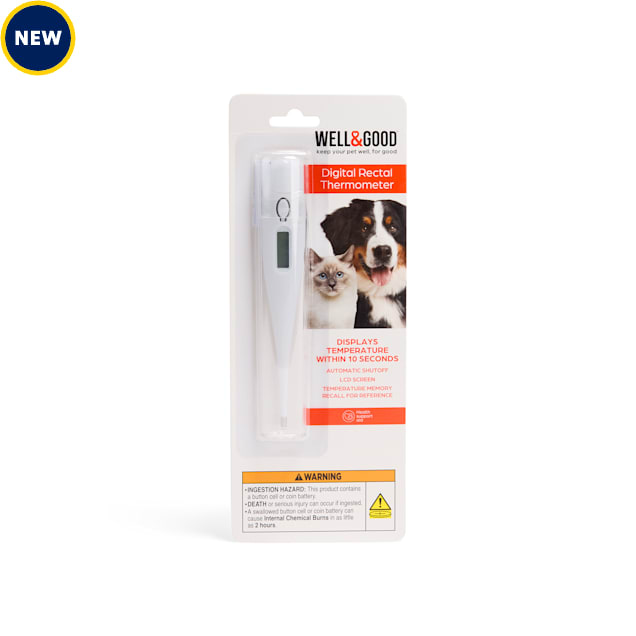 Well & Good Digital Rectal Thermometer for Dogs & Cats - Carousel image #1