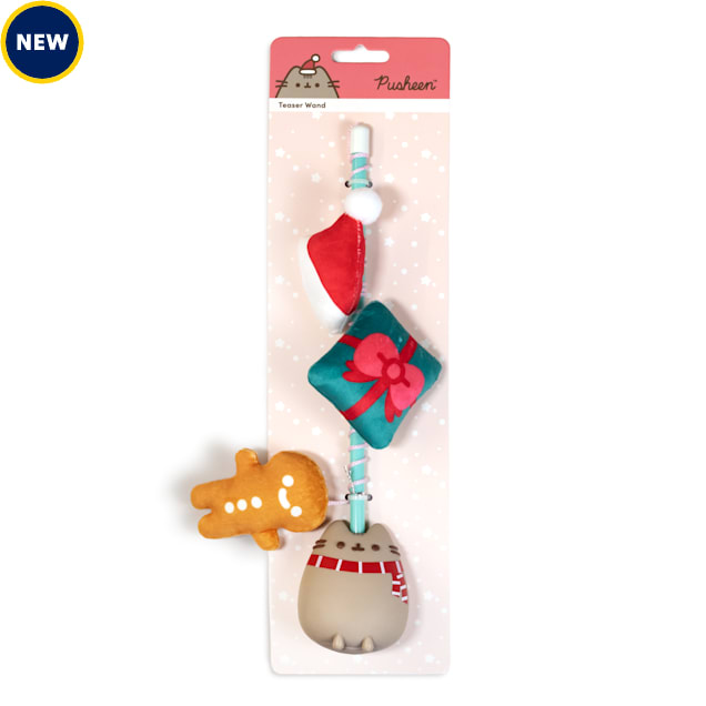 Pusheen Holiday Scarf Teaser Cat Toy