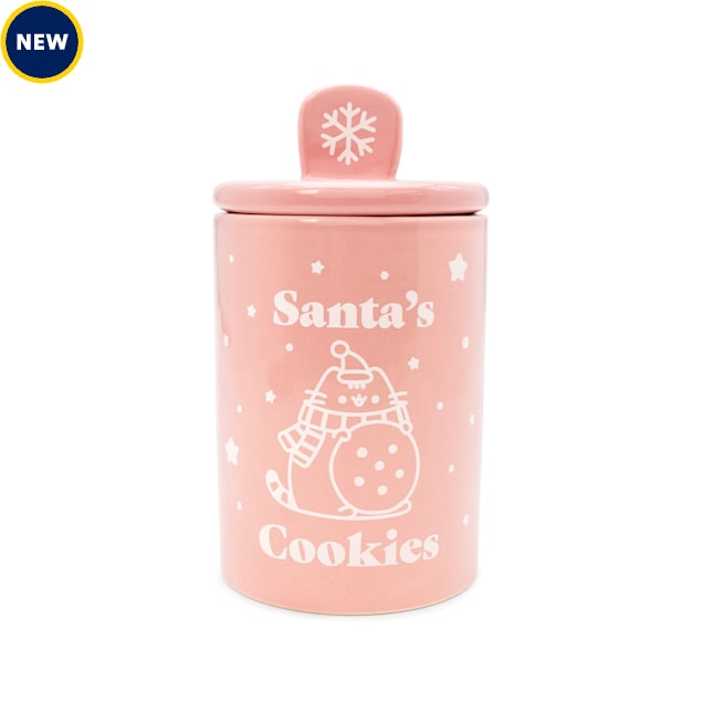 Pusheen Holiday Santas Cookies Treat Jar for Cats