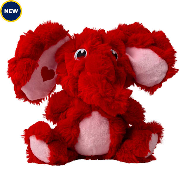 KONG Valentines Scrumplez Elephant Dog Toy Medium Petco