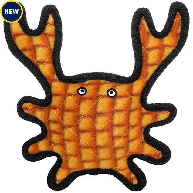 Tuffy Ocean Orange Crab Dog Toy, Medium - Carousel image #1