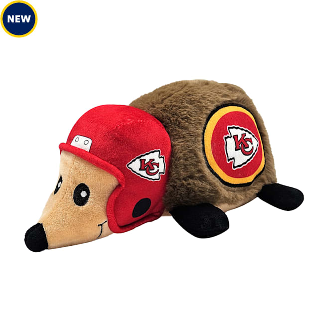 Pets First NFL Kansas City Chiefs Hedgehog Dog Toy, Medium - Carousel image #1