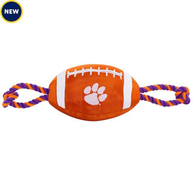 Pets First Clemson Football Rope Dog Toy, Small - Carousel image #1