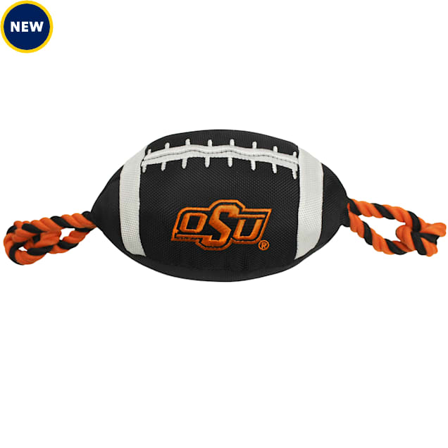 Pets First Oklahoma State Football Rope Dog Toy, Small - Carousel image #1