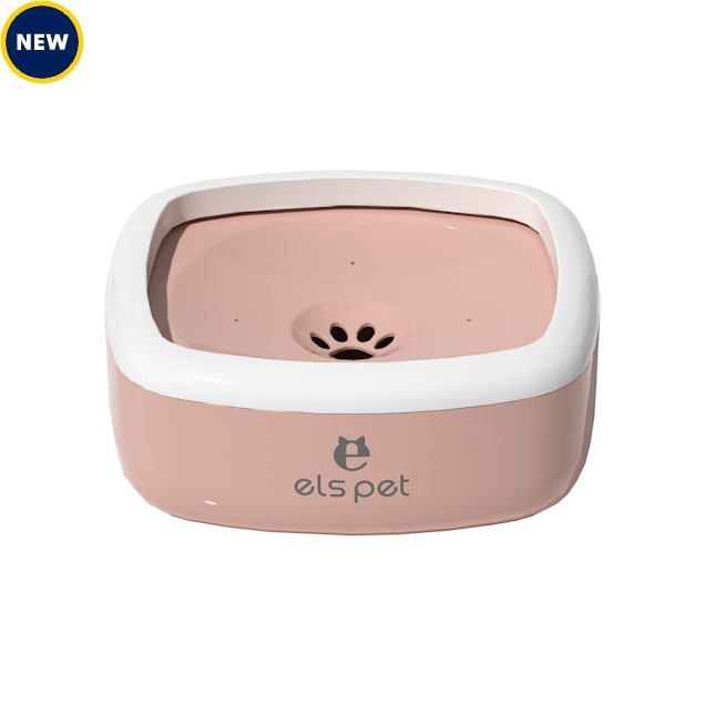 ELS Pet Sugar-shaped Floating Water Bowl for Dogs with Advanced Features for Clean and Tidy Hydration, 4.25 Cups - Carousel image #1