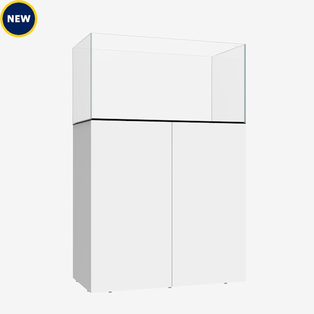 Waterbox Aquariums White CLEAR MINI 30 Aquarium, 31.4" L X 15.7" W X 47.6" H, 31 Gallons - Carousel image #1