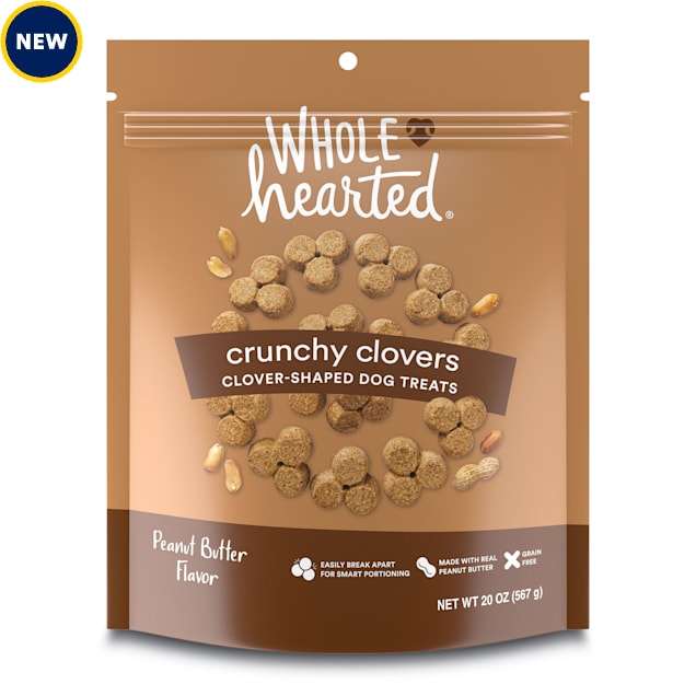 WholeHearted Grain Free Peanut Butter Biscuit Dog Treats, 20 oz. - Carousel image #1