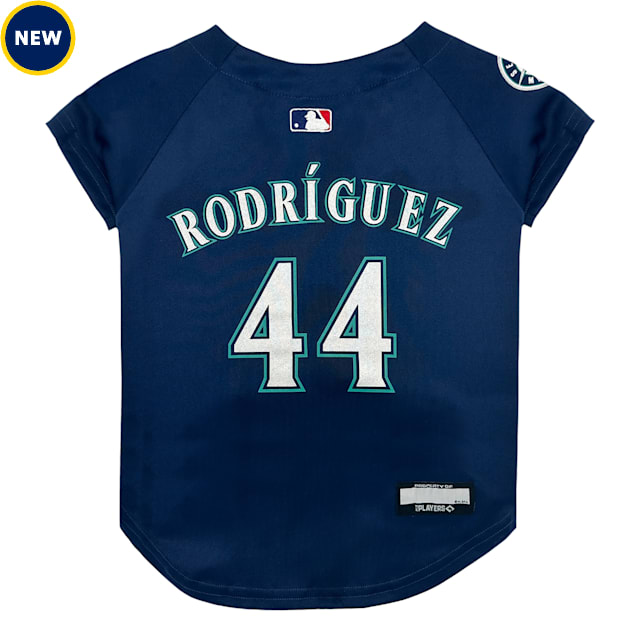 Pets First MLB Julio Rodriguez Player Pet Jersey, X-Small, Seattle Mariners - Carousel image #1
