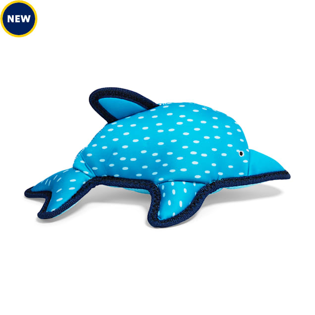 Leaps & Bounds Dolphin Durable Plush Dog Toy, Large - Carousel image #1
