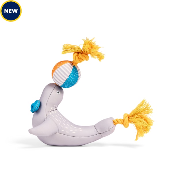 Leaps & Bounds Seal Floating Plush Dog Toy, Medium - Carousel image #1