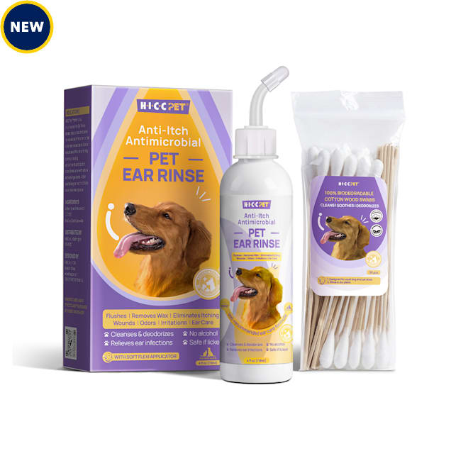 HICC Pet Gentle Antimicrobial Pet Ear Rinse, 4 fl. oz. - Carousel image #1