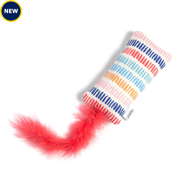 Jupiter Stripe Feather Kicker Cat Toy - Carousel image #1