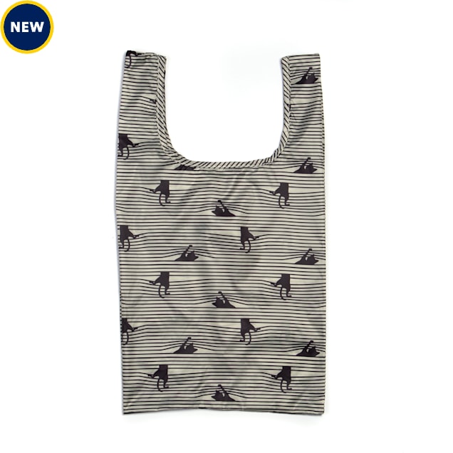Jupiter Black Printed Reusable Tote for Cats - Carousel image #1