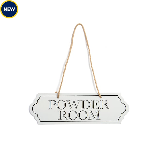 Jupiter "Powder Room" Hanging Sign - Carousel image #1