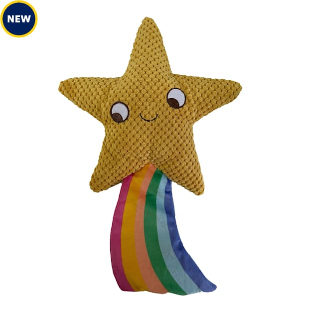 Bark-A-Boo Crinkle Shooting Star Dog Toy, Medium - Carousel image #1