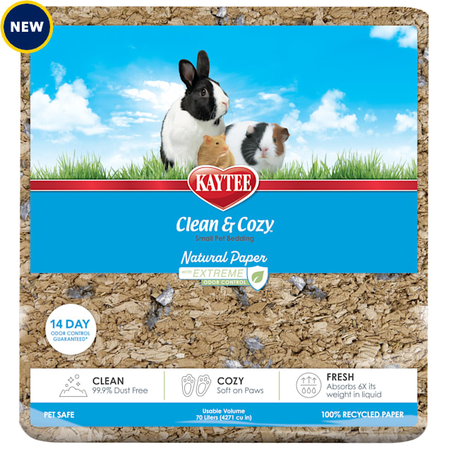 Kaytee Clean Cozy Natural with Extreme Odor Control Small Animal Bedding 70 L