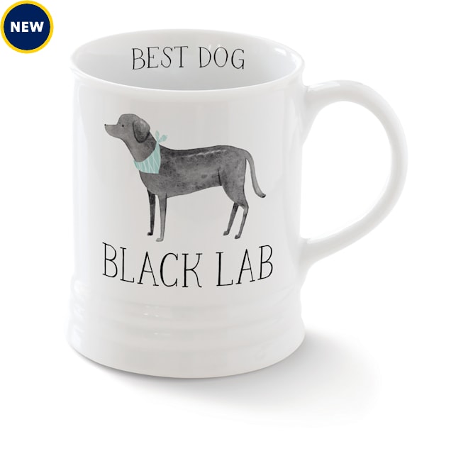 PetShop by Fringe Studio Black Lab Mug, Small - Carousel image #1