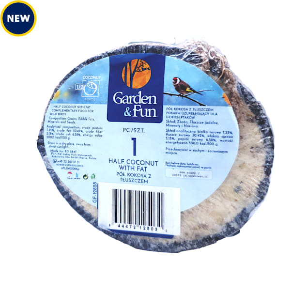 A&E Cage Company Garden & Fun Half Coconut with Suet - Carousel image #1