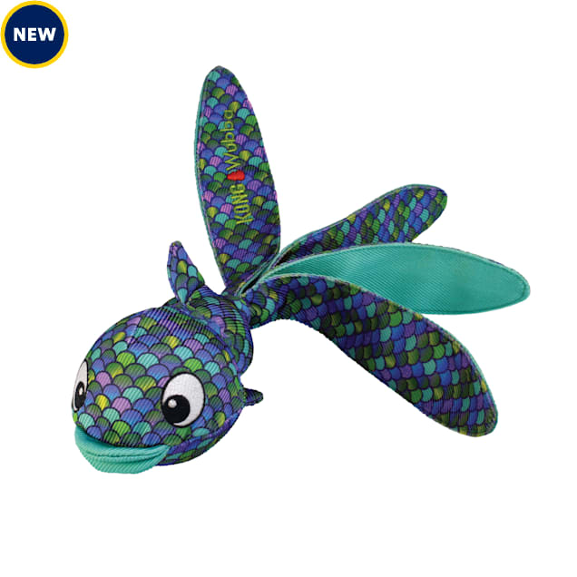 KONG Blue Wubba Finz Dog Toy, Large - Carousel image #1