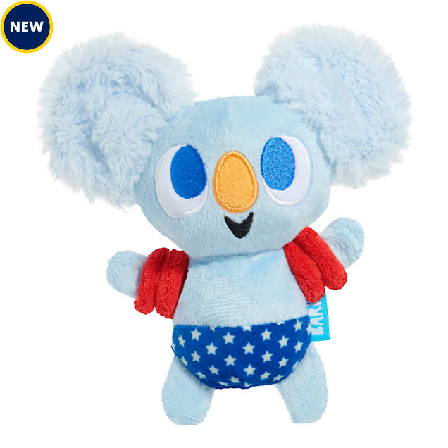 BARK Kiddie Pool Koala Blue Reg Gray Swimming Koala Plush Dog Toy, Small/Medium - Carousel image #1