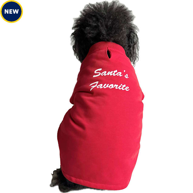 The Howls Santa s Favorite Dog Sweatshirt X Small Red