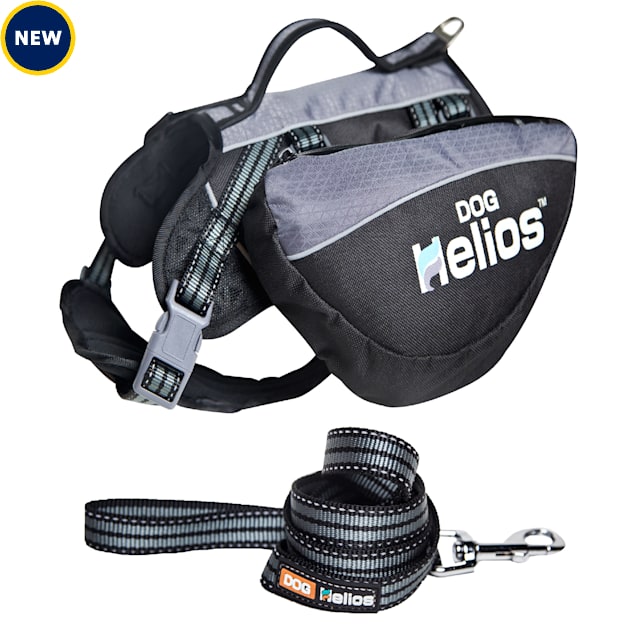 Dog Helios Freestyle 3-in-1 Explorer Convertible Dog Backpack, Harness and Leash, Small, Black - Carousel image #1