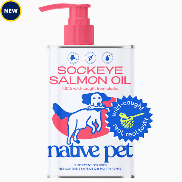 Native Pet Sockeye Salmon Oil for Dogs, 8 oz. - Carousel image #1