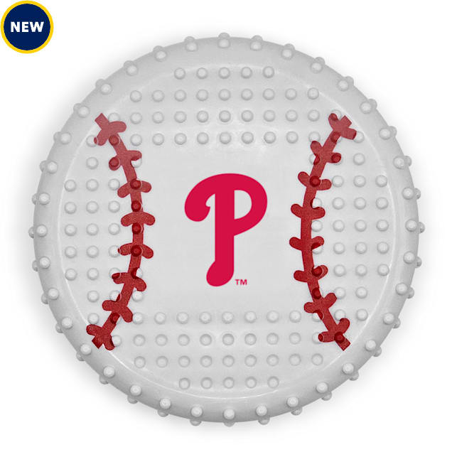 Pets First Mega Chew Philadelphia Phillies Baseball Dog Toy, Small - Carousel image #1