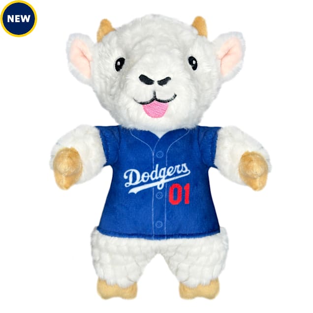 Pets First Los Angeles Dodgers Goat Plush Dog & Cat Toy, Medium - Carousel image #1