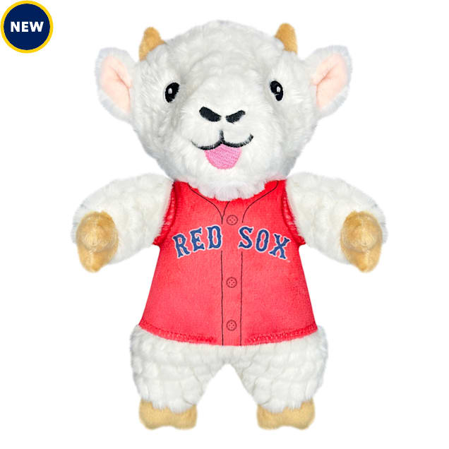 Pets First Boston Red Sox Goat Plush Dog & Cat Toy, Medium - Carousel image #1