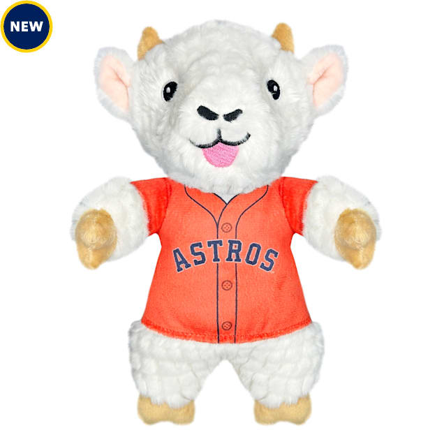 Pets First Houston Astros Goat Plush Dog & Cat Toy, Medium - Carousel image #1