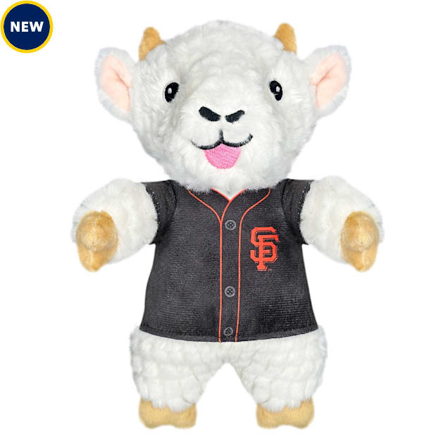 Pets First San Francisco Giants Goat Plush Dog & Cat Toy, Medium - Carousel image #1