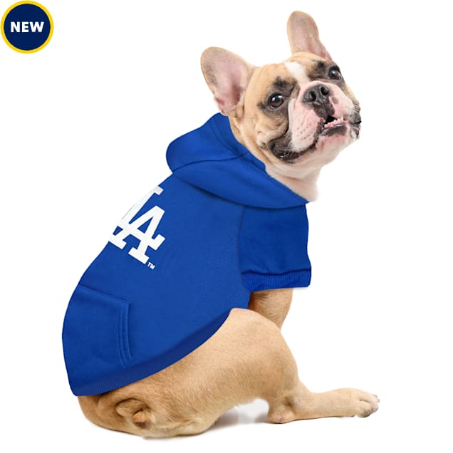 Pets First MLB National League Hoodie Sweatshirt for Dogs, X-Small, Los Angeles Dodgers - Carousel image #1