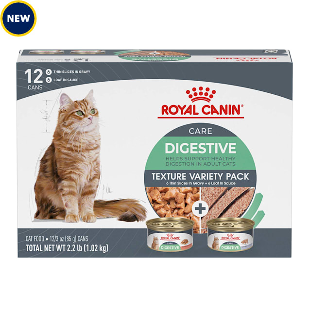 Royal Canin Feline Care Nutrition Digestive Care Adult Wet Cat Food Variety Pack, 3 oz., Count of 12 - Carousel image #1