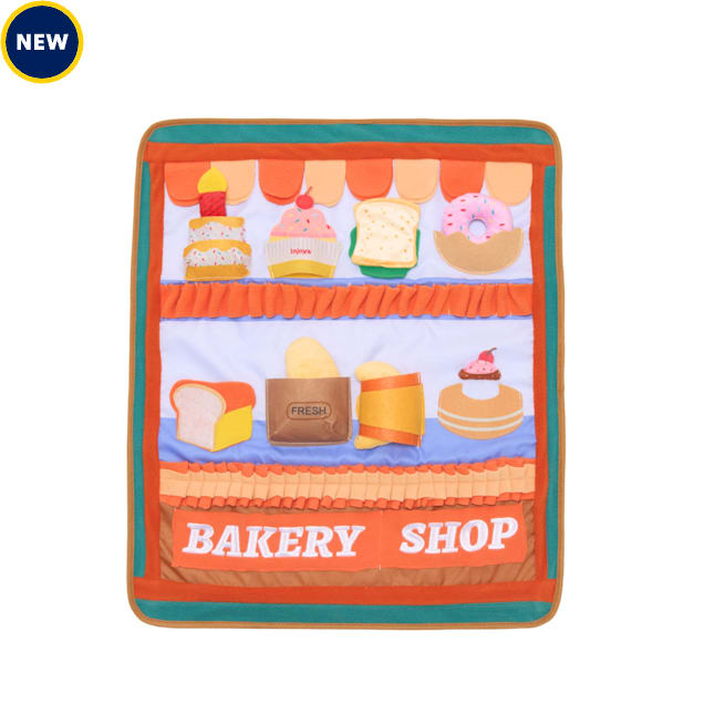 Injoya Pastry Shoppe Interactive Puzzle Snuffle Mat for Dogs and Cats, 10" L X 10" W X 2" H - Carousel image #1