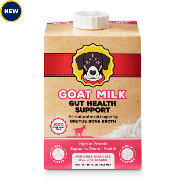 Brutus Bone Broths Goat Milk for Dog Food, 16.9 oz. - Carousel image #1
