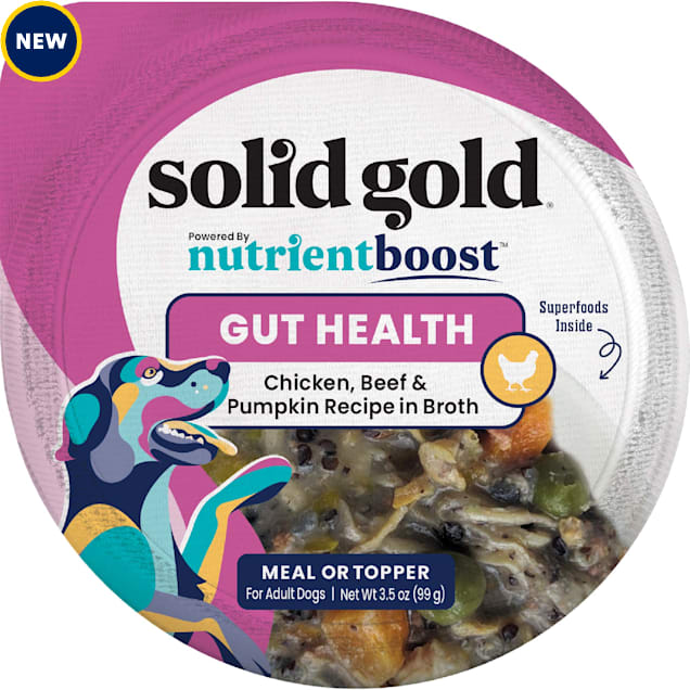 Solid Gold Digestive, Chicken, Beef & Pumpkin Wet Functional Dog Food, 3.5 oz., Case of 6 - Carousel image #1