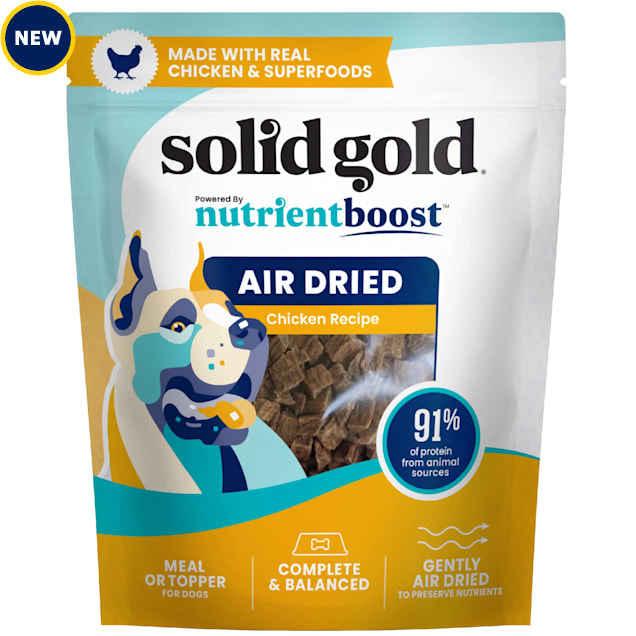 Solid Gold Chicken Air Dried Topper Complete and Balanced Meal Topper for Dogs, 2 lbs. - Carousel image #1