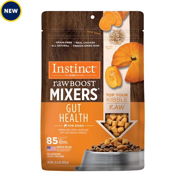 Instinct Freeze Dried Raw Boost Mixers Grain Free Gut Health Grain Free All Natural Topper Dog Food, 23 oz. - Carousel image #1
