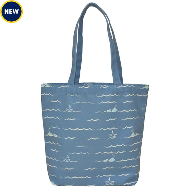 Zanden Waves and Whales Tote Print - Carousel image #1