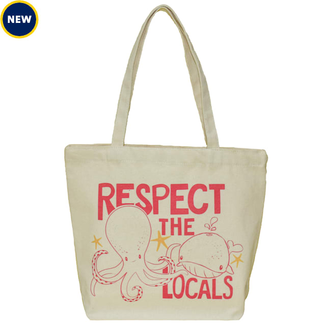 Zanden Respect The Locals Natural Tote Bag - Carousel image #1