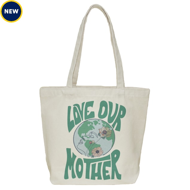 Zanden Love Our Mother Earth Natural Tote Bag - Carousel image #1