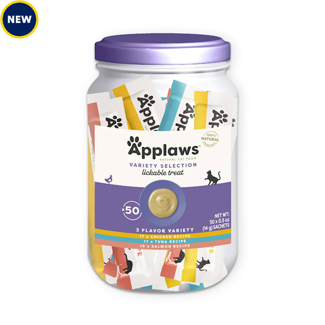 Applaws Natural Variety Lickable Cat Treats, 0.5 oz., Count of 50 - Carousel image #1