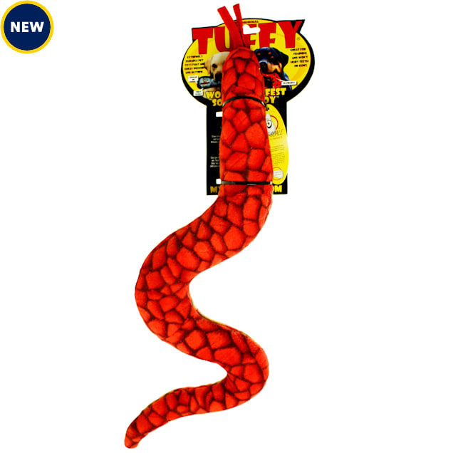 Tuffy Desert Red Series Touch Snake Dog Toy, Medium - Carousel image #1