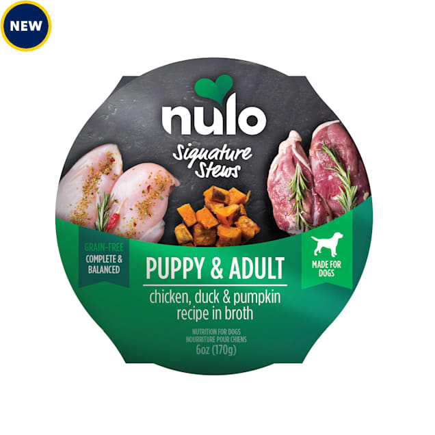 Nulo Signature Stew Chicken, Duck, & Pumpkin in Broth for Dog & Puppy, 6 oz., Case of 8 - Carousel image #1